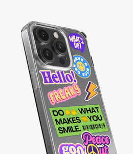 Peace Out Stride Silicone Phone Case