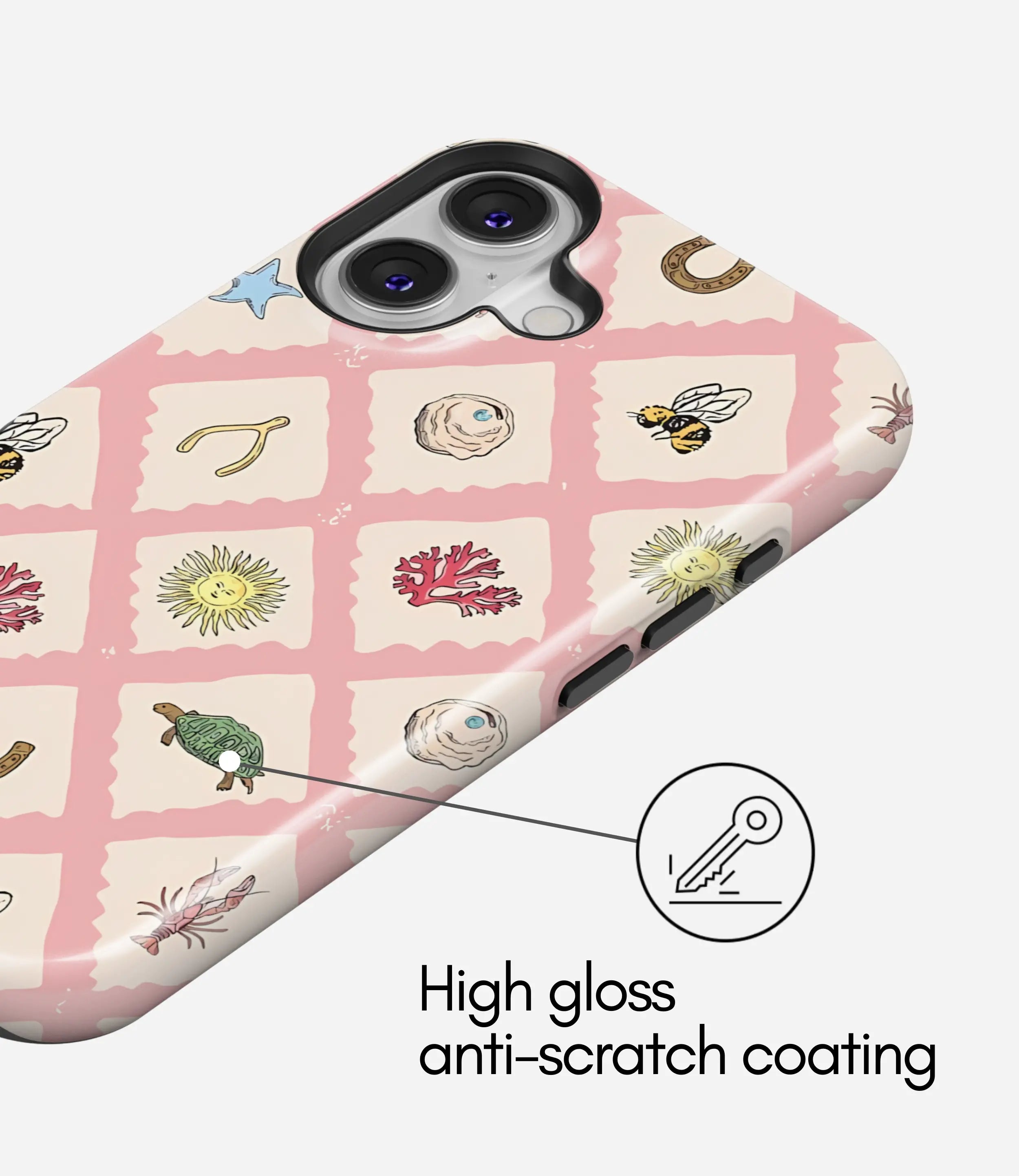 Lucky Summer Charms Glossy Armoured Case