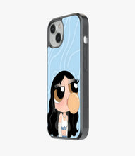 Load image into Gallery viewer, Boss Babe Blue Glass Phone Case

