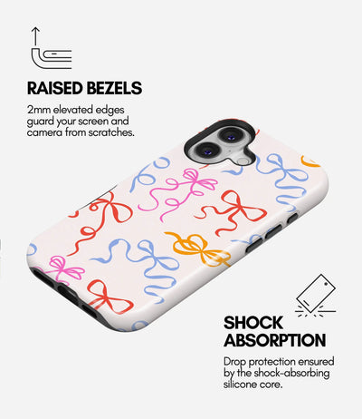 Colorpop Ribbons Glossy Armoured Case