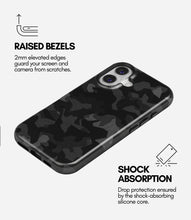 Load image into Gallery viewer, Stealth Night Camo Glossy Armoured Case

