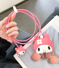 Load image into Gallery viewer, Kawaii Cartoon Charger Case &amp; Cable Protector (18W/20W)
