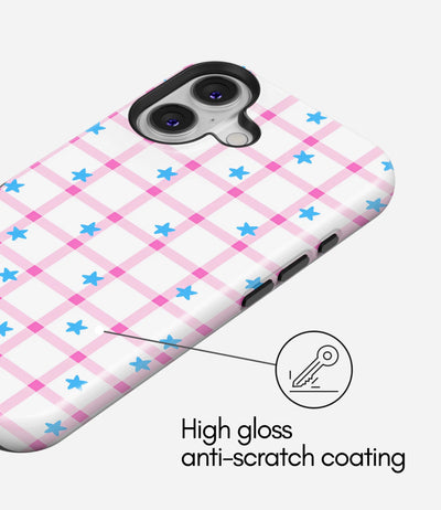 Pink Star Picnic Glossy Armoured Case