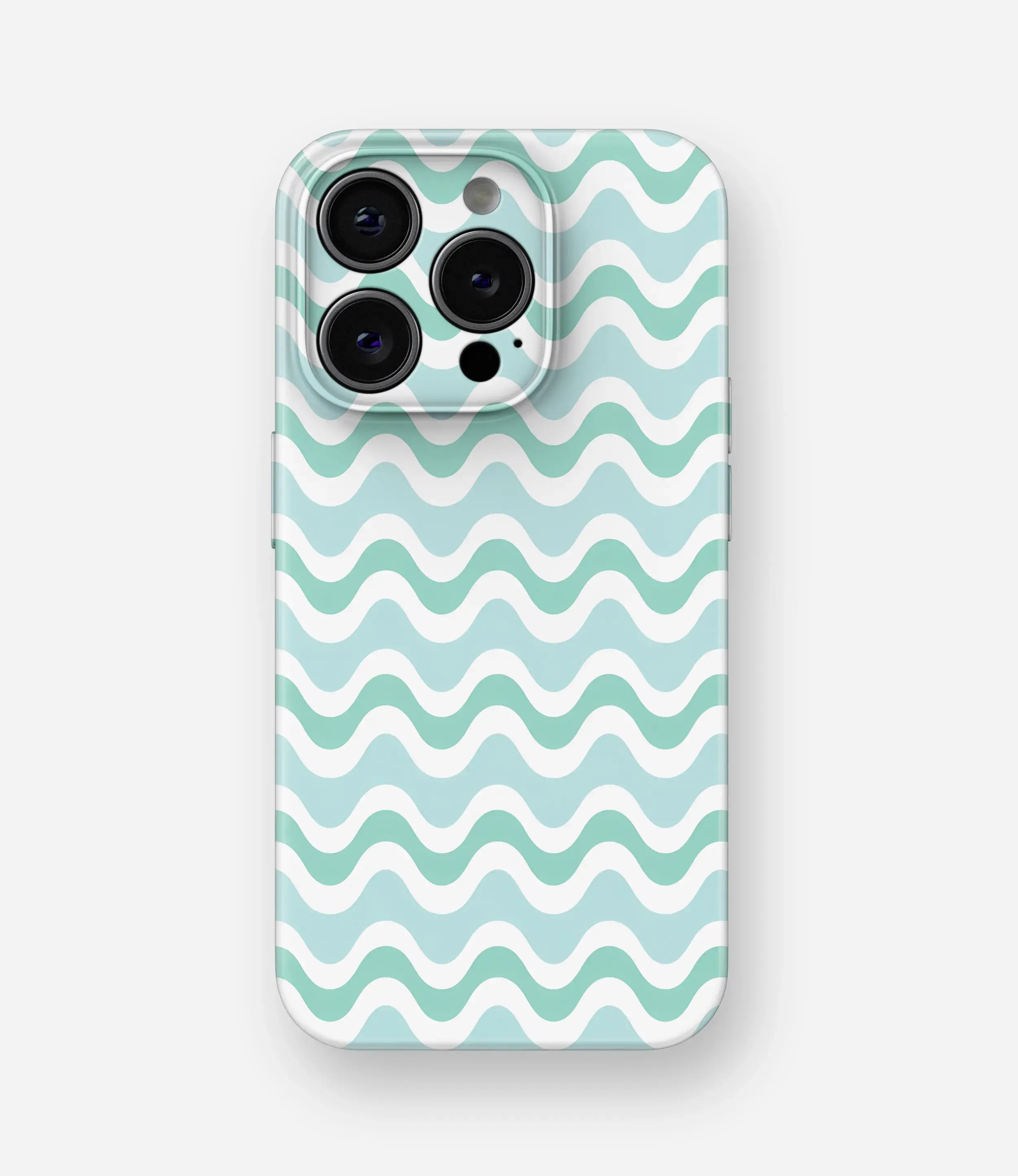 Minty Waves Glossy Hard Case
