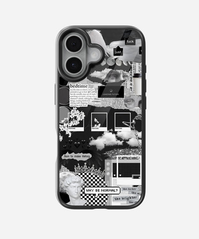 Why Be Normal Glass Case