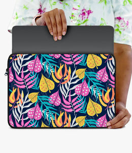 Abstract Leaves Laptop Sleeve