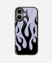 Load image into Gallery viewer, Black/Grey Flame Glass Case
