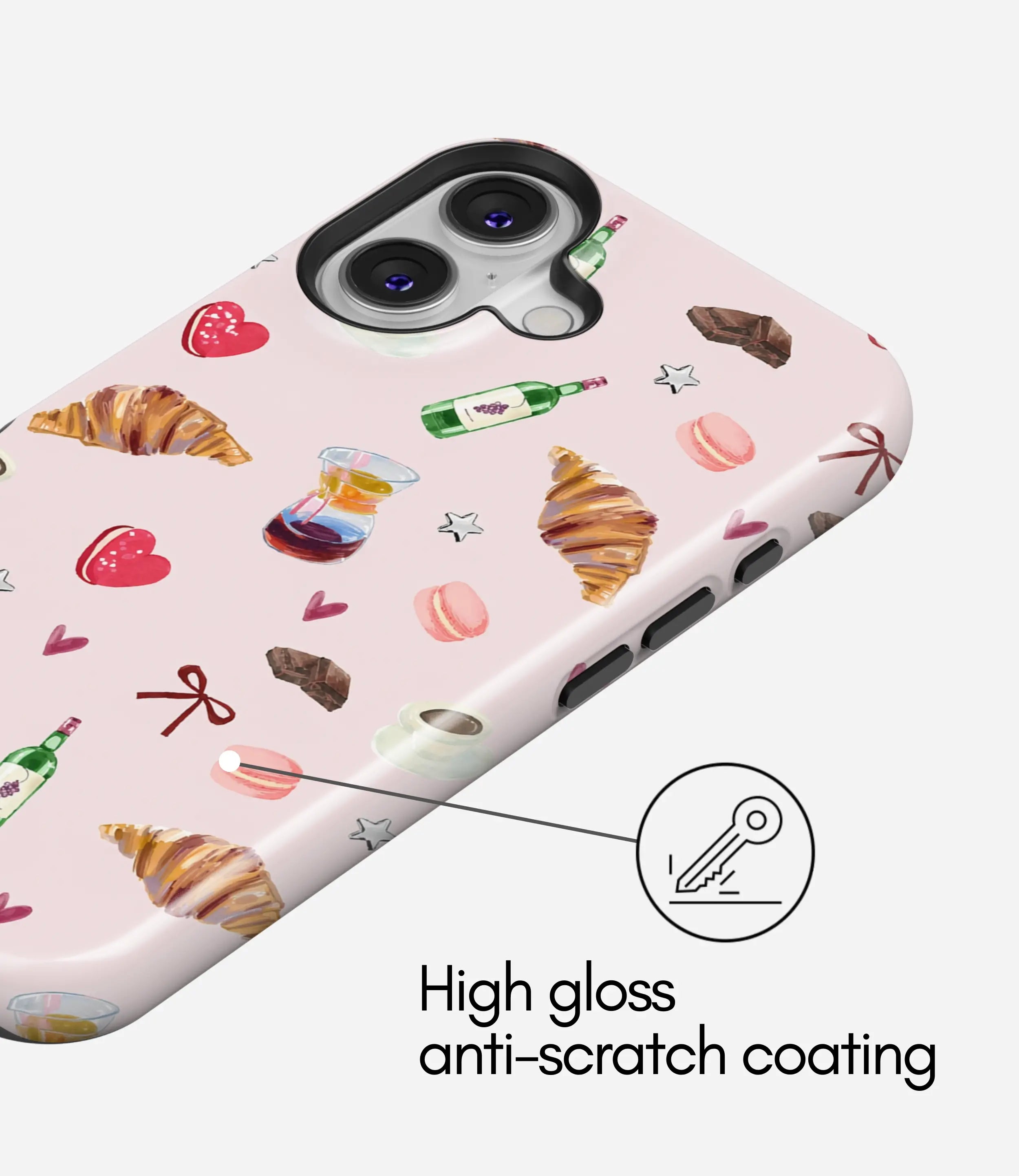 Cafe Amour Glossy Armoured Case