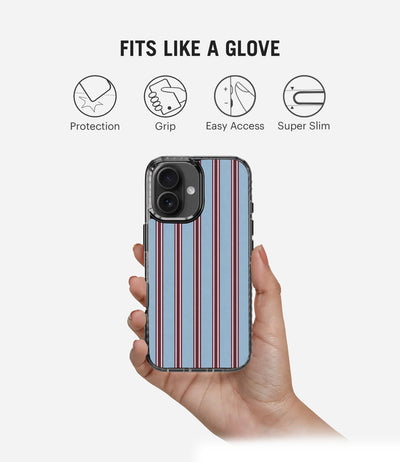 Bordeaux Stripe Stride 2.0 Phone Case