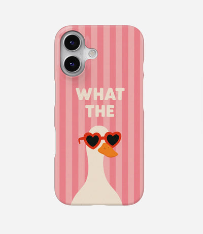 What the Duck - Heart Eyes Hard Case
