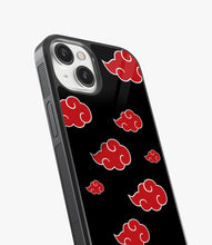 Load image into Gallery viewer, Akatsuki Cloud Glass Phone Case
