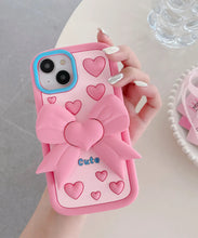 Load image into Gallery viewer, Pastel Cute Bow Soft Silicone Phone Case
