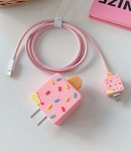 Ice Cream Charger Case & Cable Protector (18W/20W)