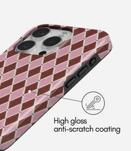 Load image into Gallery viewer, Rosewood Harlequin Glossy Armoured Case
