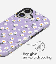 Load image into Gallery viewer, Lavender Daisy Bloom Glossy Armoured Case
