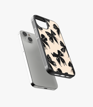 Load image into Gallery viewer, Vintage Noir Bow Glass Case
