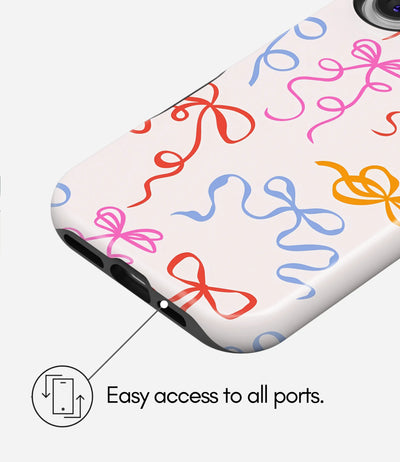 Colorpop Ribbons Glossy Armoured Case