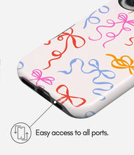 Load image into Gallery viewer, Colorpop Ribbons Glossy Armoured Case
