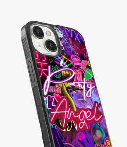 Party Angel Neon Glass Case