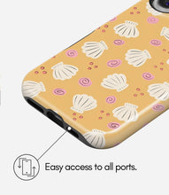 Load image into Gallery viewer, Golden Shells Glossy Armoured Case
