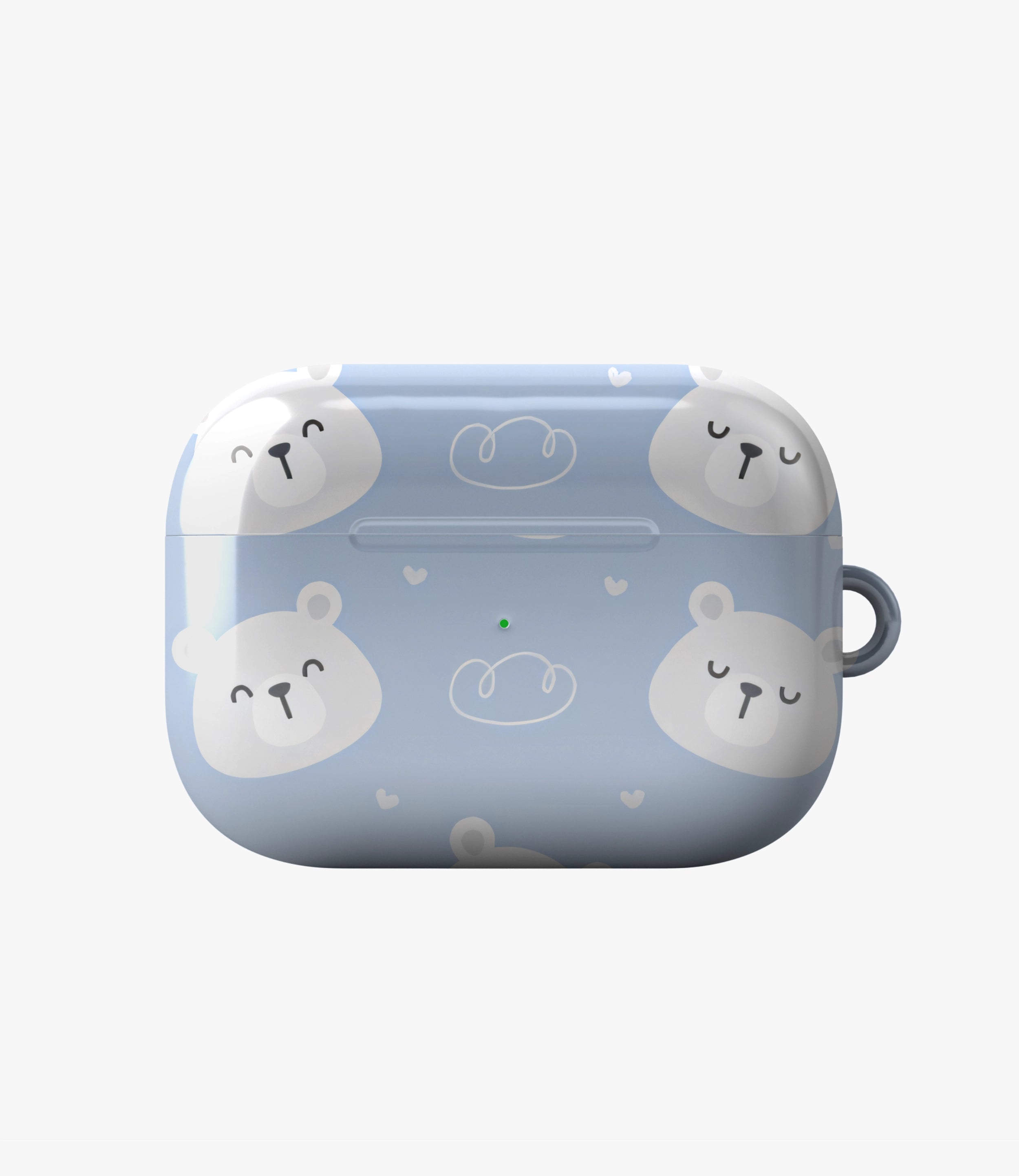 Cloudy Bear Glossy Airpod Case