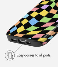 Load image into Gallery viewer, Candy Wave Check Glossy Armoured Case
