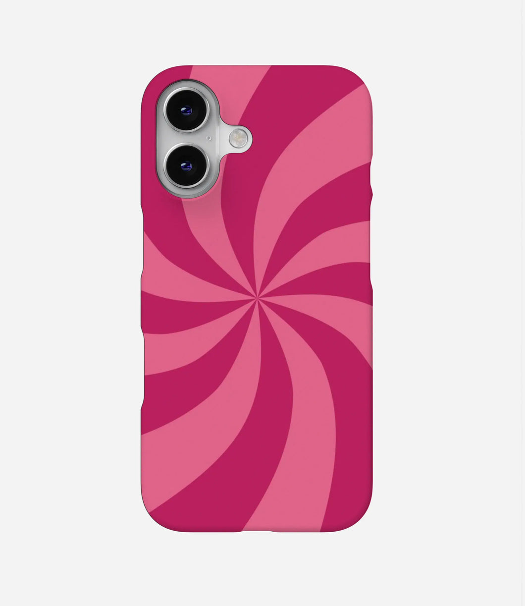 Y2k Red Swirl Case