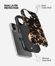 Load image into Gallery viewer, Amber Tortoiseshell Glossy Armoured Case
