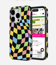 Load image into Gallery viewer, Candy Wave Check Glossy Armoured Case
