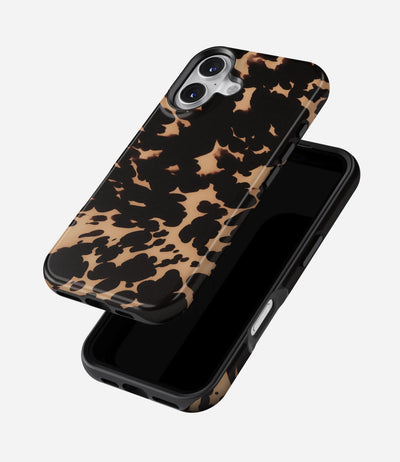 Amber Tortoiseshell Glossy Armoured Case