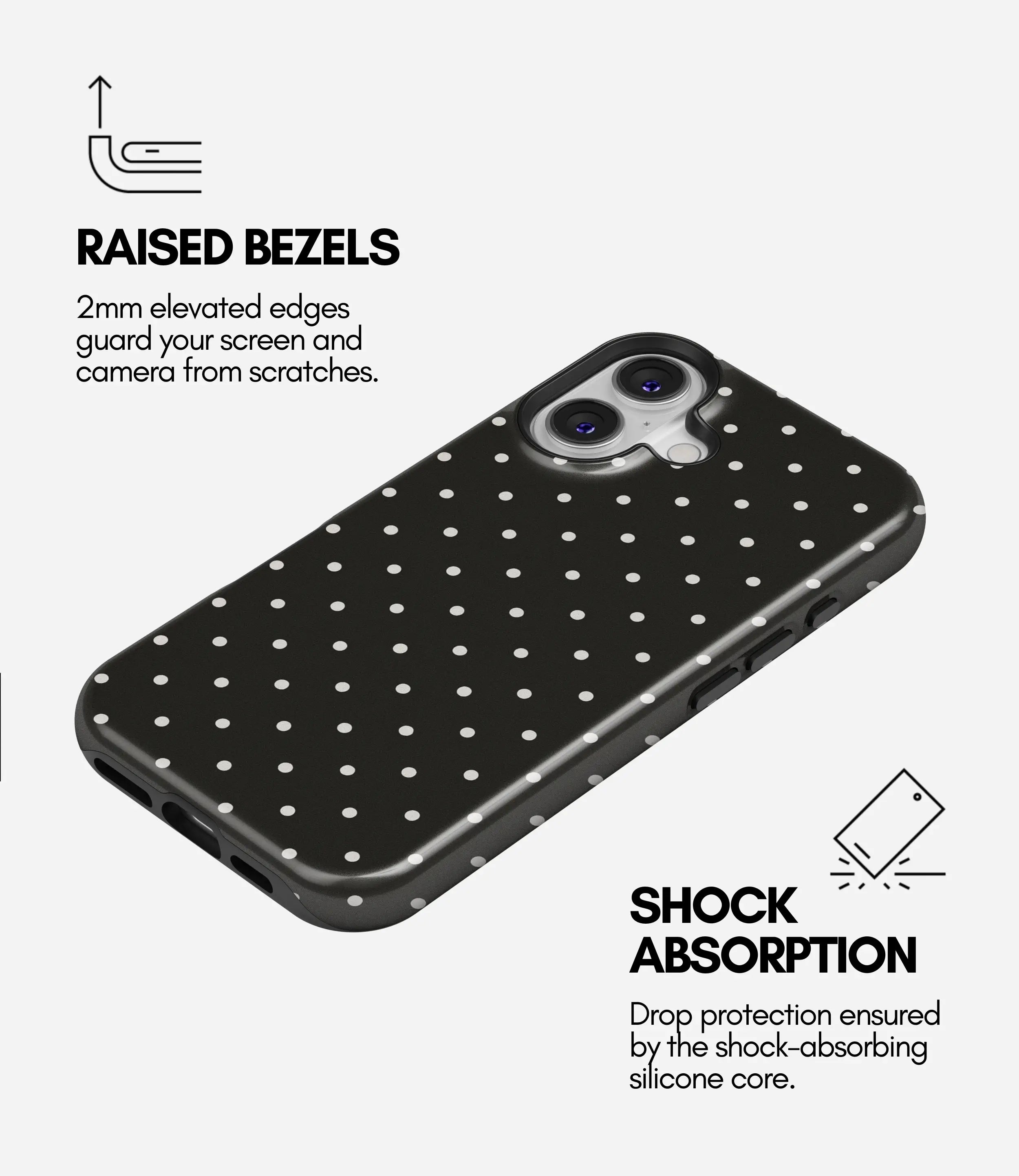 Dot Noir Glossy Armoured Case