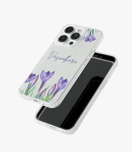 Tulip Treasures Custom Name Silicone Case