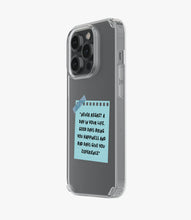 Load image into Gallery viewer, Blue Sticky Custom Note Silicone Case
