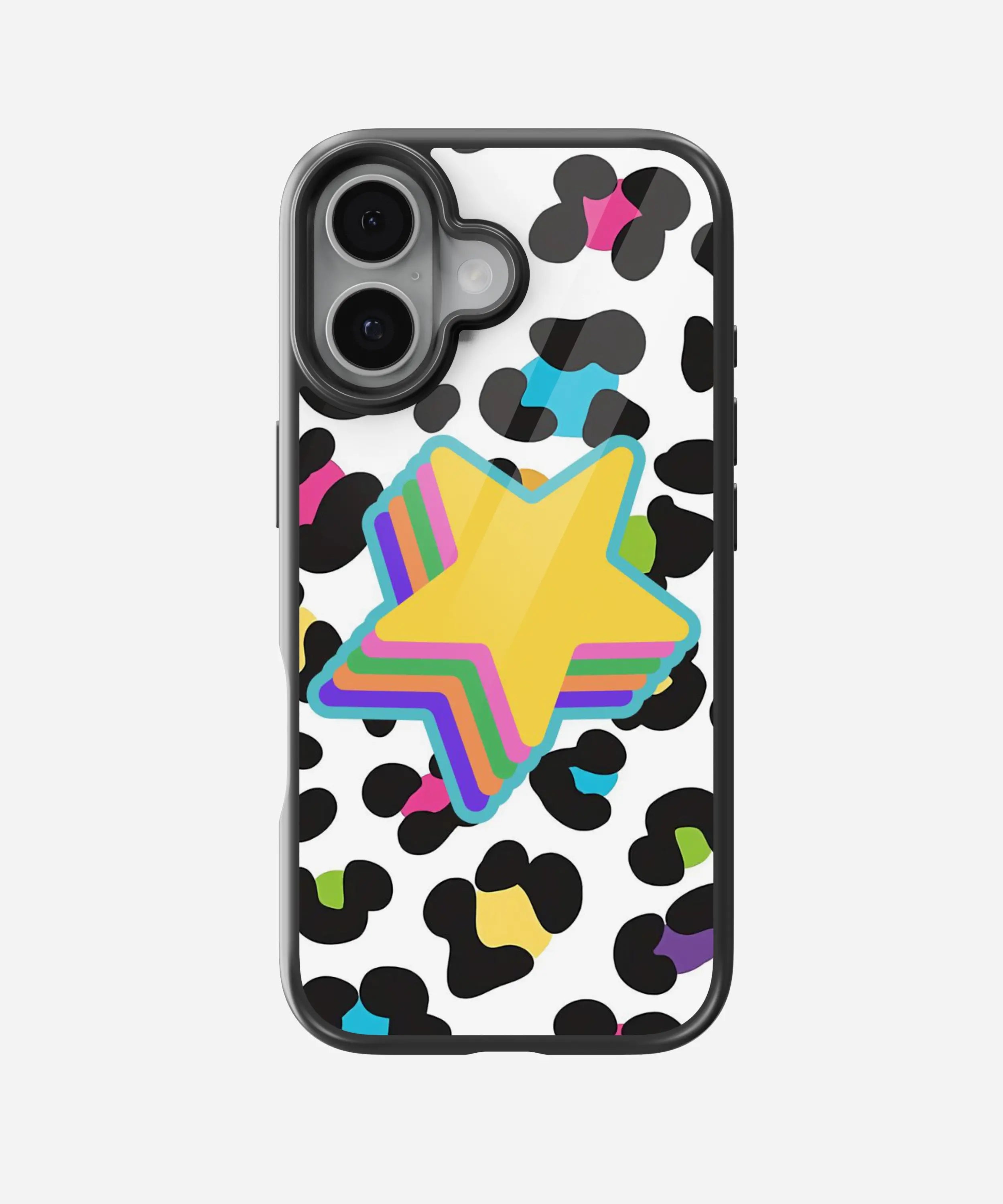 Star Leopard Glass Case