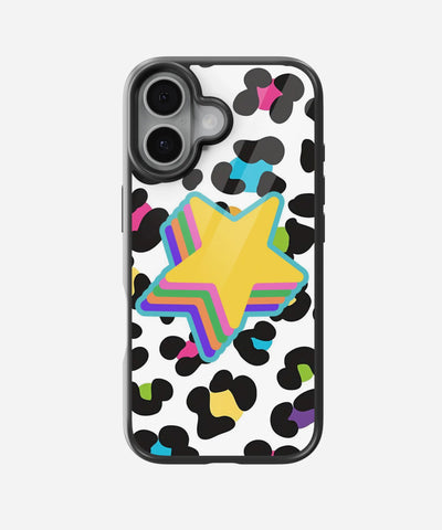 Star Leopard Glass Case
