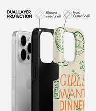 Load image into Gallery viewer, Girls Just Wanna Eat Glossy Armoured Case
