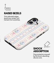 Load image into Gallery viewer, Coquette Bloom Lace Glossy Armoured Case
