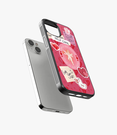 RadiantRomance Glass Phone Case