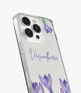 Tulip Treasures Custom Name Silicone Case
