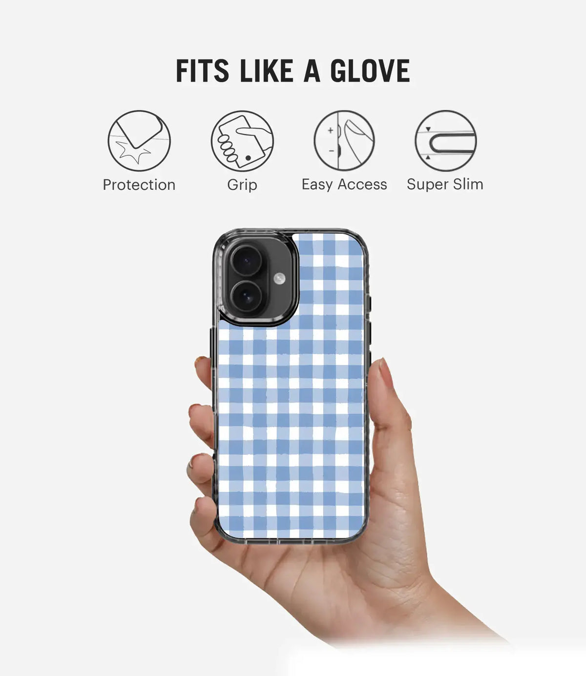 Bluebell Gingham Stride 2.0 Phone Case