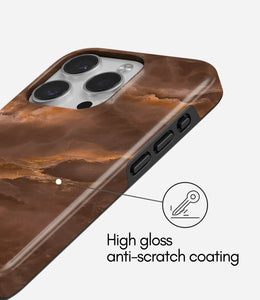 Mocha Cloudstone Glossy Armoured Case