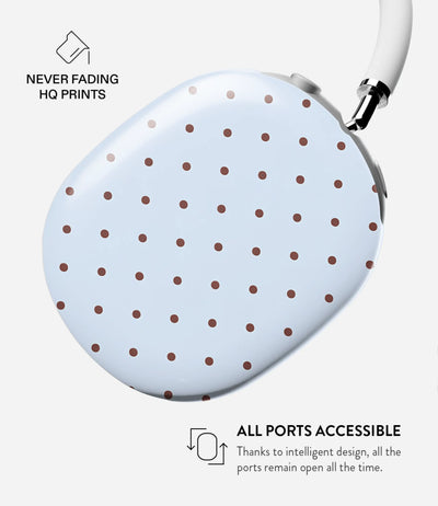 Blueberry Cocoa Dots Glossy Airpods Max Case