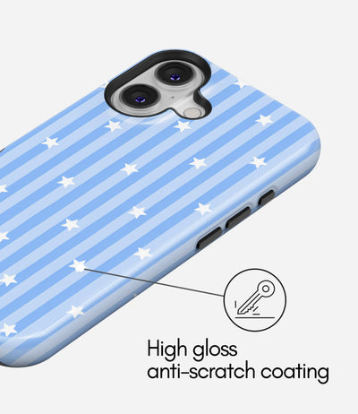 Starry Blue Glossy Armoured Case