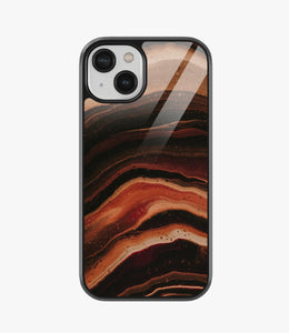Night Masculine Marble Glass Case