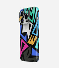 Load image into Gallery viewer, Colorful Geometric Pattern Glossy Hard Case
