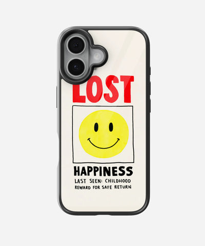 Lost Happiness Glass Case