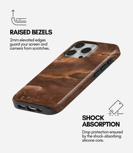 Mocha Cloudstone Glossy Armoured Case