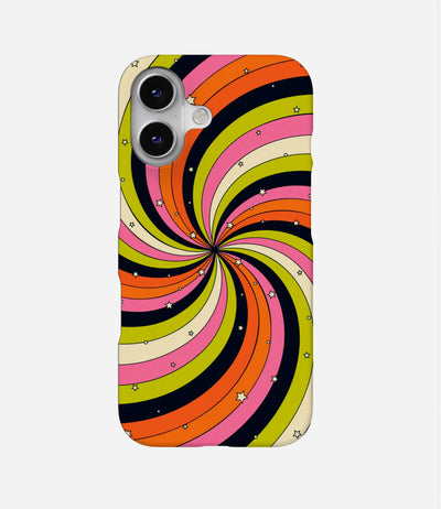 Retro Star Swirl Phone Case