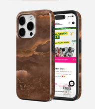 Load image into Gallery viewer, Mocha Cloudstone Glossy Armoured Case
