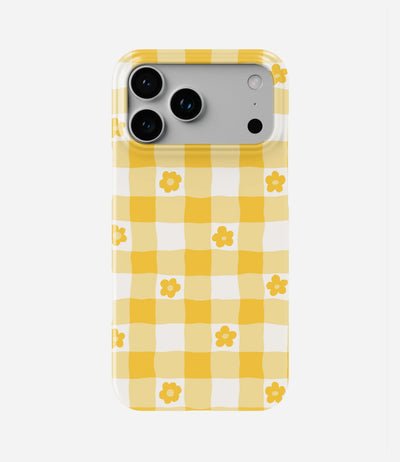 Buttercup Checks SnapFit Matte Case